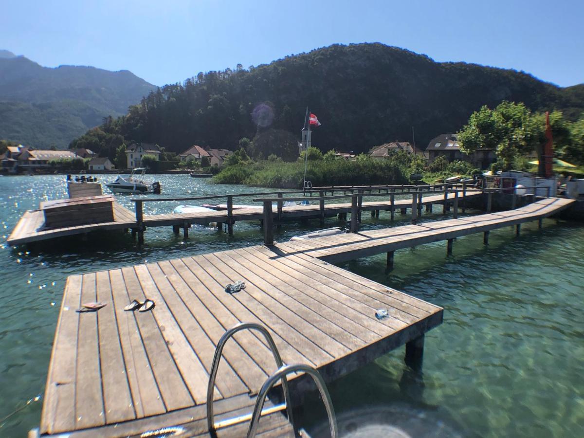 Studio Les Pieds Dans L'Eau Au Bord Du Lac D'Annecy Duingt Exteriér fotografie