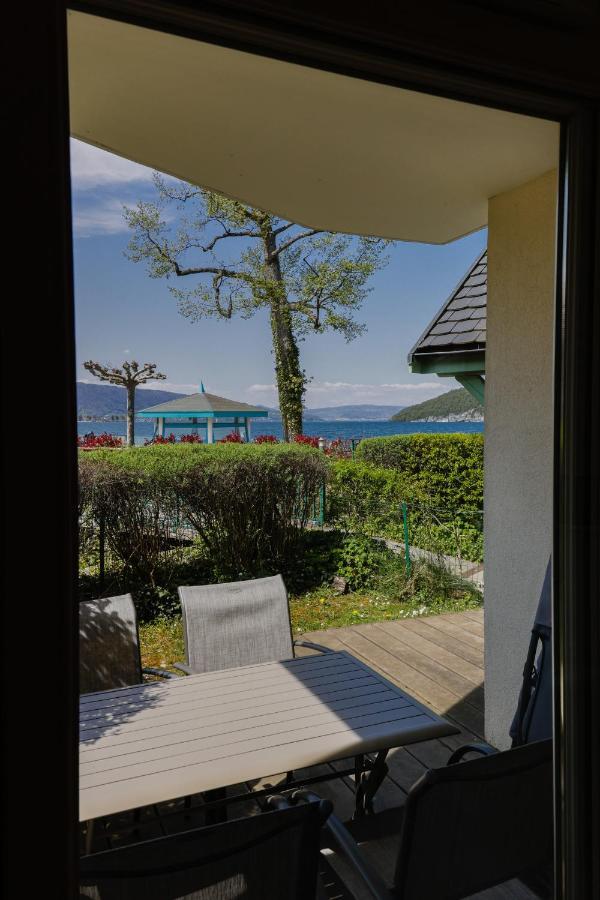 Studio Les Pieds Dans L'Eau Au Bord Du Lac D'Annecy Duingt Exteriér fotografie